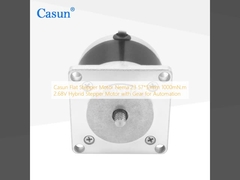 Casun Vlakke Stappenmotor Nema 23 57*51mm 1000mN.m 2.68V Hybride Stappenmotor met Versnelling voor Automatisering