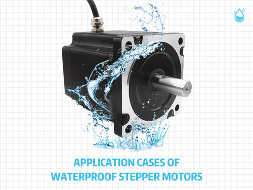 Recentste bedrijfnieuws ongeveer Toepassingsgevallen van de waterdichte stappenmotor.
