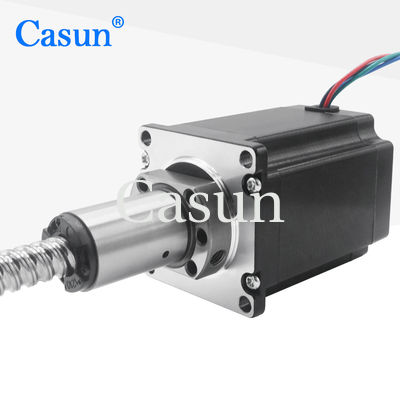 Goede prijs 2000mNm 4A NEMA 23 Stepper van de Balschroef Motor Hybride Lineaire Actuator 76mm 24mm Online
