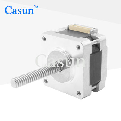 Goede prijs 25mm 12V NEMA 16 Stepper Motor met Gevangen Stepper van de Loodschroef Motor 4 Fase Online