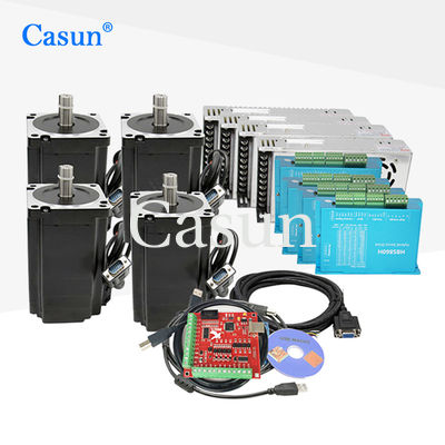 Goede prijs Uitrusting 86x86x107mm 4.5N.M NEMA 34 van de lasermachine sloot Lijnstepper Motor Kit Driver PSU Mach3 Online