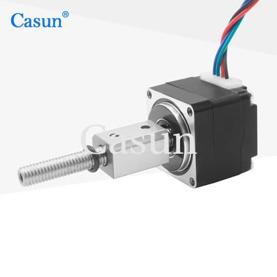 Goede prijs NEMA 8 Ball Screw Stepper Motor 0.5A 25 mm Lichaam voor Visie Systeem Online