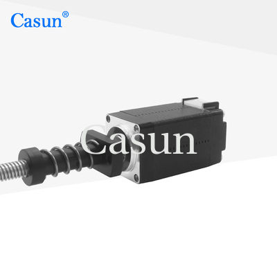 Goede prijs NEMA 8 Niet-gecapte DC-stapmotor 38 mm Tr5×2 voor schoonheidsapparatuur Online