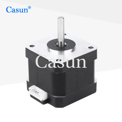 Goede prijs 42X42X40mm 1.68A 2 Fase Bipolaire Hybride 12V DC NEMA 17 Stapmotor 17HS4401 Online