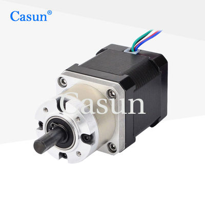Goede prijs 0.4A 12V NEMA 17 versnellingsmotor 2 fase RoHS goedgekeurde stapmotor Online