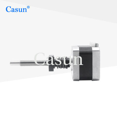Goede prijs Gevangen 34mm NEMA 17 Stepper Motor met Loodschroef 42mm Lineaire Stapmotor Online