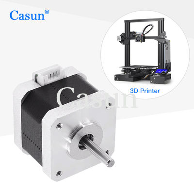 Goede prijs 1.8 Graad 2 Fase 12V 350mN.m DC NEMA 17 Hybride stappenmotor CNC-robot Online