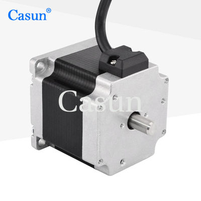 Goede prijs NEMA 23 Stapmotor 54mm Lichaam 1.26N.m 2.8A Dubbele as voor CNC Online