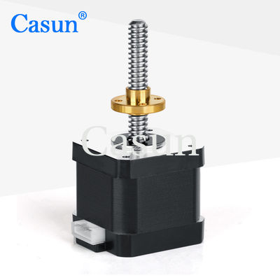 Goede prijs Casun Lineaire 34mm NEMA 17 Stepper Motor met Loodschroef 42mm 6.4V 1.28A Online