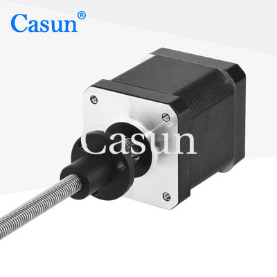 Goede prijs 1.8 2e graad 12V hybride Nema 17 Tr8*2 niet-gecaptive stepper motor 48 mm lichaam Online