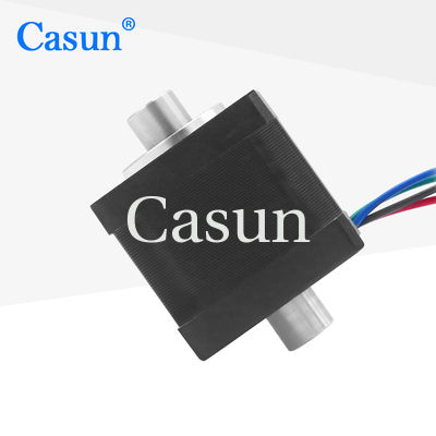 NEMA 14 Hollow Stepper Motor Dual Shaft 1.0A 0.19N.M Voor beeldscanners