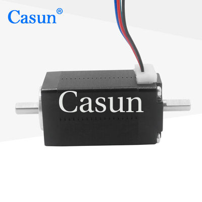 1,8 Graad NEMA 8 Dubbele Asstepper Motor 20*20*38mm 40mN.M ROHS