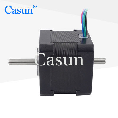 nauwkeurige positiebeheersing Double Stepper Motor NEMA 17 42*42*40mm Met CE ROHS ISO