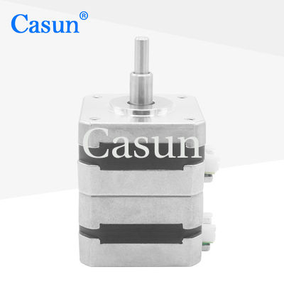 Goede prijs Casun aangepaste dubbele laag stappenmotor 1,8° graad 0.4AMP voor medische apparatuur Online