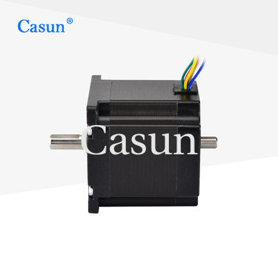 57×57×54mm Dual Shaft Stepper Motor 1.0A 0.9N.m NEMA 23 met precisie-instrumenten