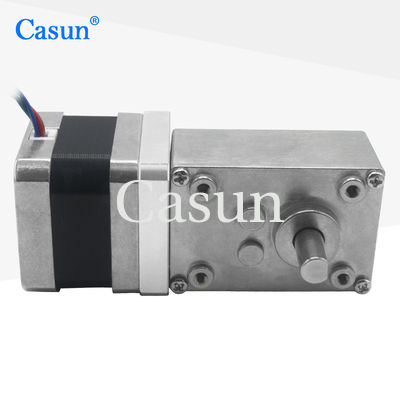 Goede prijs Casun Nema 17 Hybride stappenmotor met worm versnellingsreducer 270mN.m 2.93V 36/1 verhouding Online
