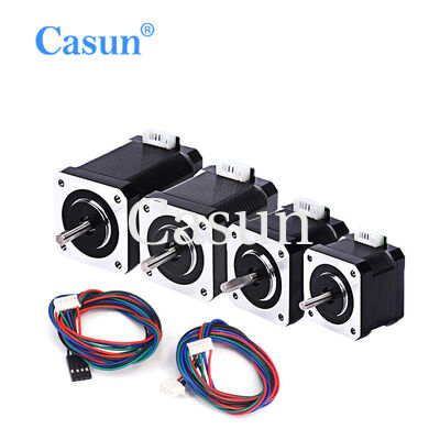 Goede prijs Stalen hybride stappenmotor met 120V nominale spanning, 21kg.cm koppel en 5mm D-cut as voor industriële automatisering Online